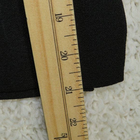 Tenzer* Women's Half Zipper Back w/Hook Fully Lined A-Line Skirt~ Size 6 (Black) - Picture 6 of 6